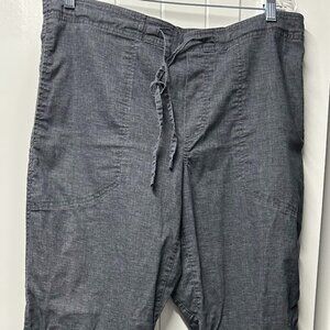 Prana Sutra Drawstring Pants Woven Hemp Blend Pant
